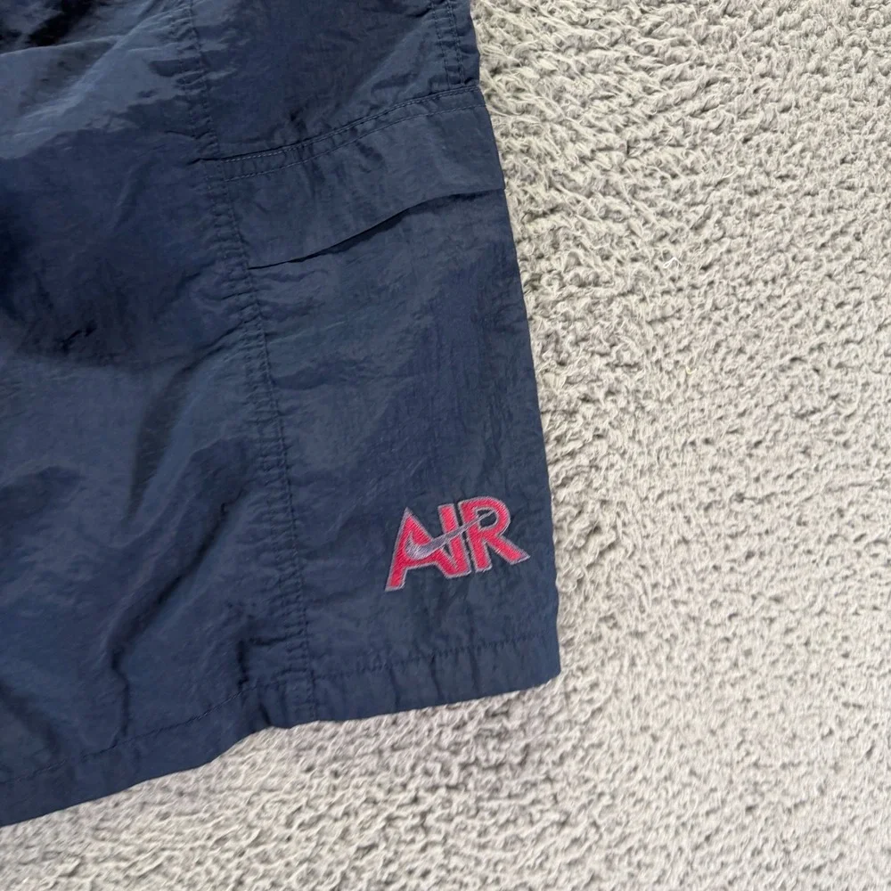 Vintage Nike Air Short Mens XL Blue Nylon Cargo Workwear Outdoor Summer Retro